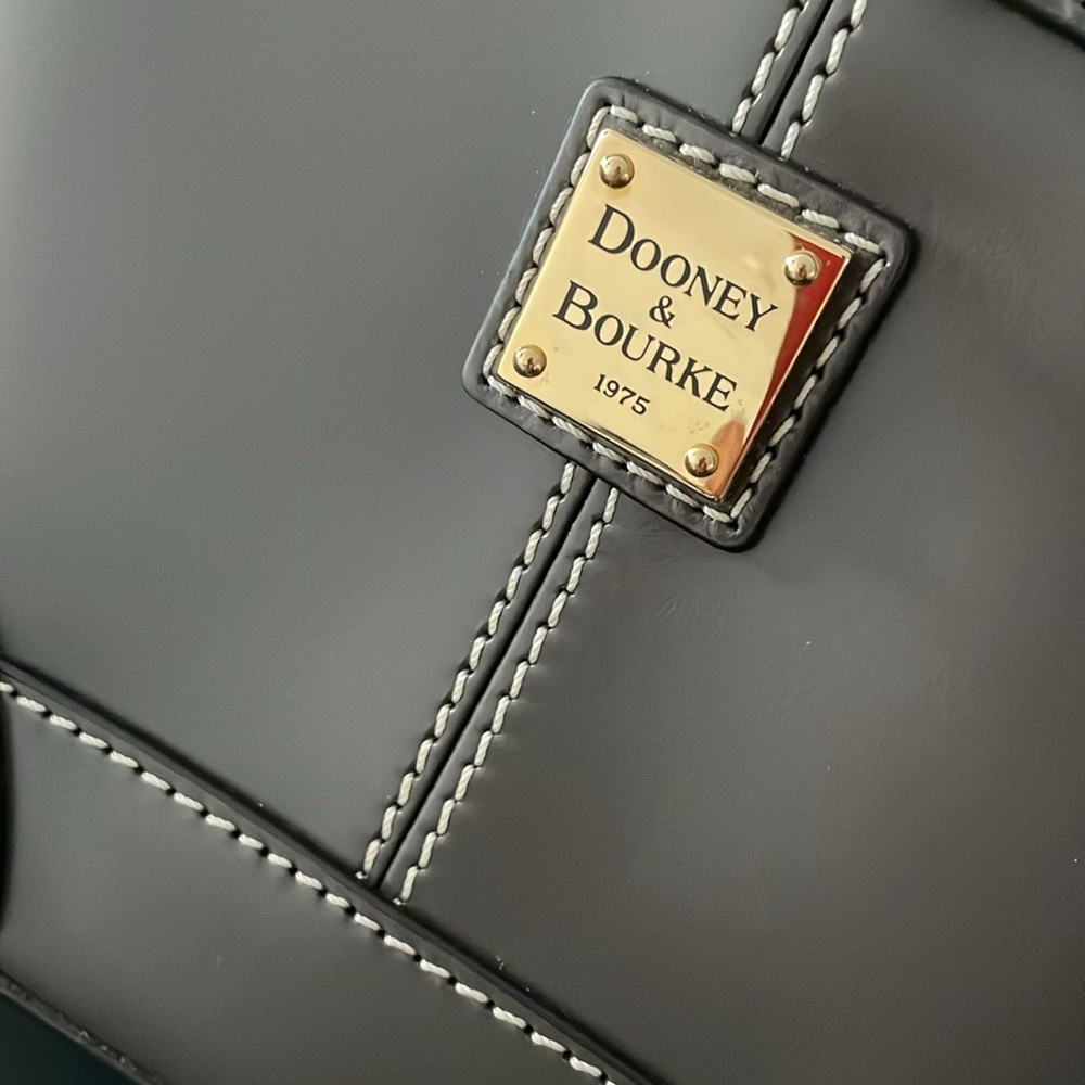 Dooney & Bourke Mini Crossbody Grey Beacon Leather Dome Shape - Picture 5 of 15